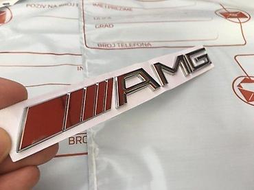 bronza za cunkove: NATPIS ZNAK MERCEDES AMG ZADNJI - HROMIRAN | Viber — 4