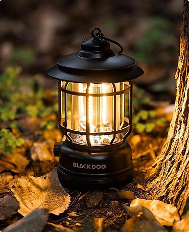retro: BLACK DOG Candlelight Retro Camping Lamp — портативный ретро-фонарь с — 5