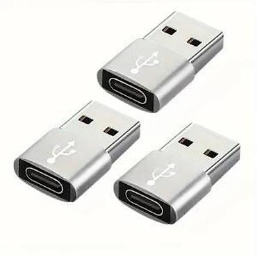Druga oprema za računare i laptopove: Adapter sa USB C ženskim na USB A muški NOVO. OPIS PROIZVODA: Adapter — 8