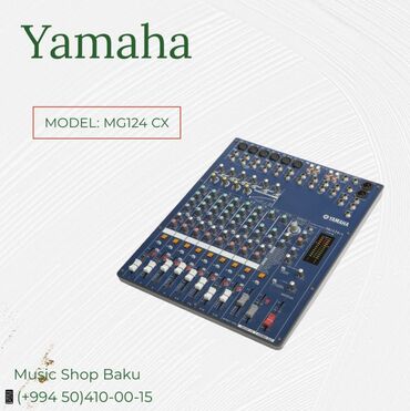 yamaha hs: Yamaha Mikşer Model: MG124 CX 🚚Çatdırılma xidməti mövcuddur