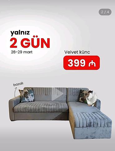Künc divan, Yeni, Açılmayan, Bazalı, Vеlur parça lalafo.az -da Künc divan, Yeni, Açılmayan, Bazalı, Vеlur parça