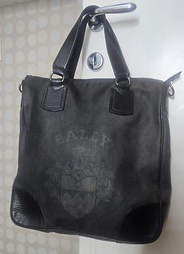 balenciaga torba ceger: BALLY shopping tote bag, jako jako velika. Ima kožne ručke i ćoškove — 6