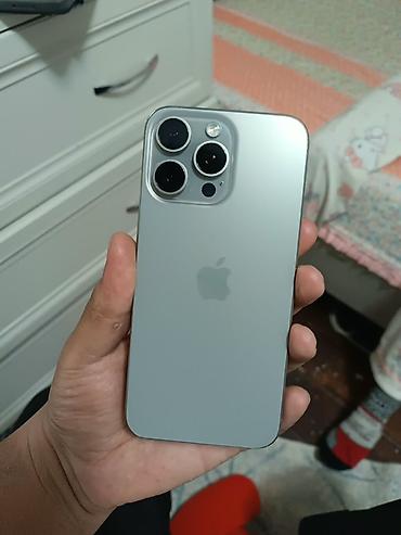 13 plus: IPhone 15 Pro Max, Б/у, 256 ГБ, Серебристый, Защитное стекло, Чехол, 79 % — 2