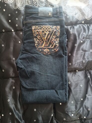 Şalvarlar: Yarım klassik Şalvar, Louis Vuitton, M (EU 38), rəng - Göy