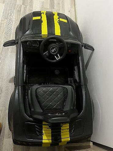 Uşaq üçün elektrik maşınları: Uşaq üçün elektrikli miniatür “GT” sedan tipli maşın - Rəng: qara — 6