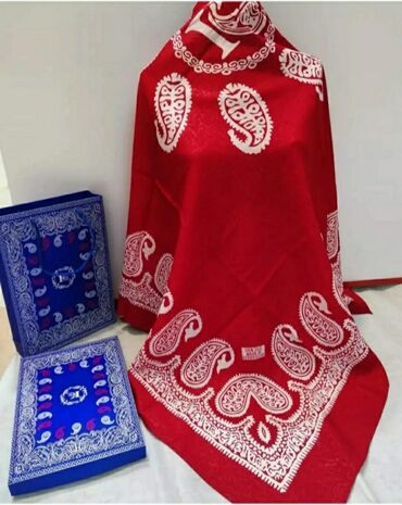 Baş geyimləri: Kəlağayılar. Bu kəlağayıların içi boş K hərfi ilə yazılıdı. Materialı — 3