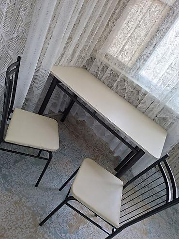 sana kecisi: Mətbəx və ya balkon üçün kompakt masa-stul dəsti - Dəst: 1 ədəd masa — 1