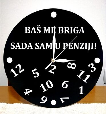 Satovi za kuću: Zidni sat, bоја - Šareno, Novo — 16