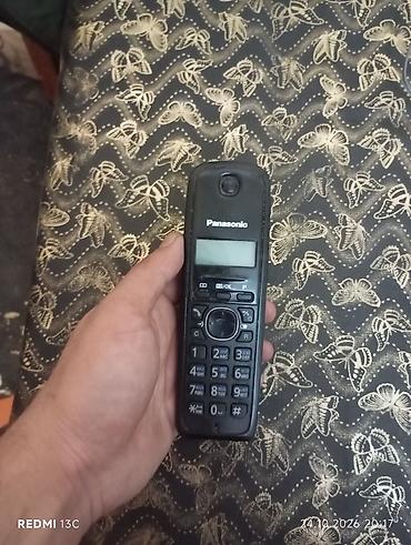 Stasionar telefonlar: Stasionar telefon Panasonic, Simsiz, İşlənmiş — 1