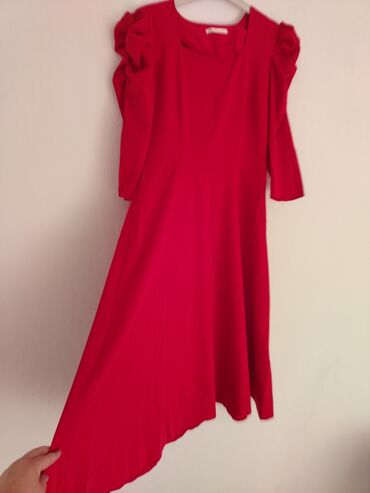 платье кант: Вечернее платье, А-силуэт, Длинная модель, С рукавами, 4XL (EU 48)