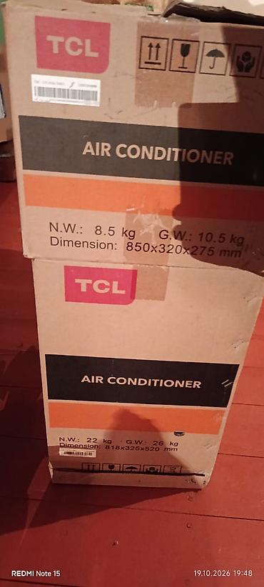 tikis masinlari satisi: Kondisioner TCL, Yeni, 30-35 kv. m, Split sistem — 2