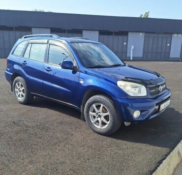 аварийный машина сатылат: Синий кроссовер Toyota RAV4 с пятью дверями и рейлингами на крыше