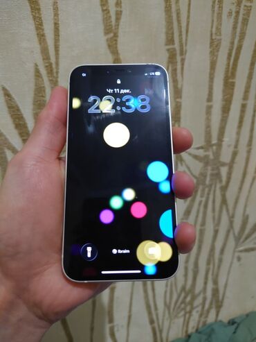 Apple iPhone: IPhone 12 mini, Б/у, 128 ГБ, Белый, Зарядное устройство, 84 % — 1