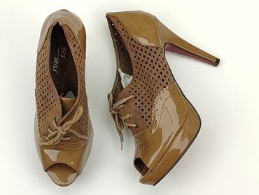 złote bluzki damskie: Flat shoes for women, 40, condition - Perfect
