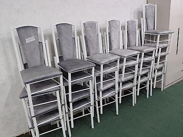 Стул для кафе, ресторанов, Новый, Железо, цвет - Серый