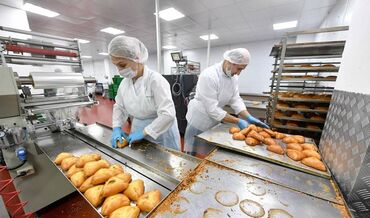 Производство: Мини-пекарни. Требуется работники с опытом на мини-пекарню. Жилье, 3-х