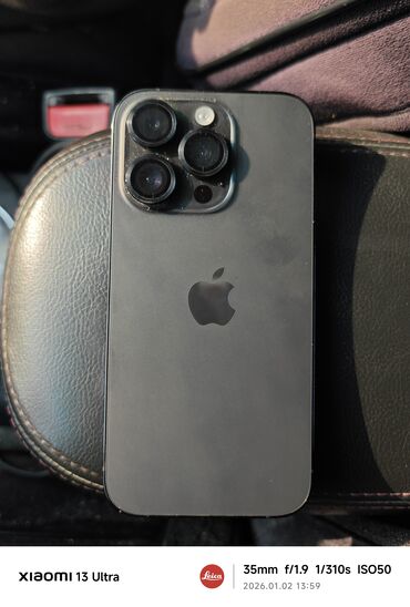 Apple iPhone: IPhone 14 Pro, Б/у, 256 ГБ, Black Titanium, Чехол, Кабель, Зарядное устройство, 84 % at lalafo.kg — 1 Apple iPhone: IPhone 14 Pro, Б/у, 256 ГБ, Black Titanium, Чехол, Кабель, Зарядное устройство, 84 % — 1