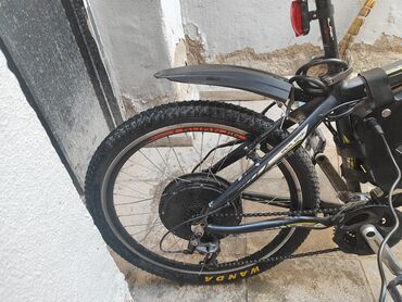 idman velosipeti: İşlənmiş Elektrik velosipedi 26", 500-750 Vt, Ödənişli çatdırılma, Ünvandan götürmə