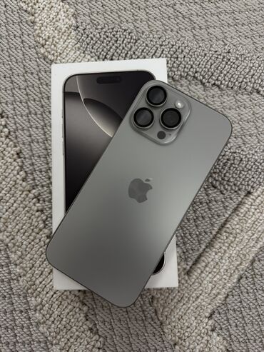 купить iphone 13 в рассрочку: IPhone 16 Pro Max, Б/у, 256 ГБ, Natural Titanium, Защитное стекло, Чехол, Кабель, 95 %