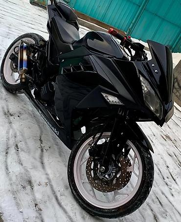 мото касылка: Спортивный мотоцикл в обвесе под Kawasaki - Аэродинамический — 2