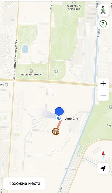 amir city: 3 комнаты, 92 м², Ала-Арча ТРЦ Элитка, 3 этаж, ПСО (под самоотделку) — 4
