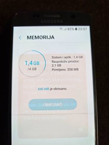 Samsung: Samsung Galaxy S7, 32 GB, bоја - Zlatna, Otisak prsta na lalafo.rs — 8 Samsung: Samsung Galaxy S7, 32 GB, bоја - Zlatna, Otisak prsta — 8