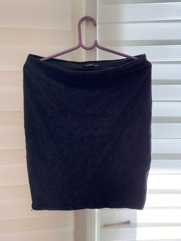 suknja od viskoze: One size, Mini, bоја - Tamnoplava