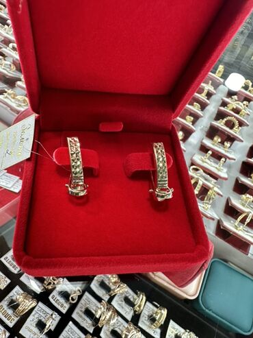 Серьги: Серьги, Проба 585, Без вставки, Женские, Новый — 8