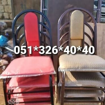 Stullar: Stullar dəmir stul stol və stul masa ve oturacaq dəstləri oturacaq — 27