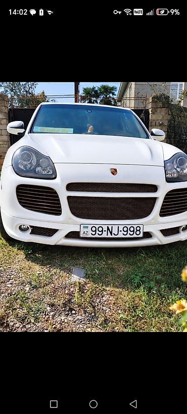 latun satisi: Porsche Cayenne, ağ rəng, 5 qapılı SUV Xarici: - Ağ kuzov — 7