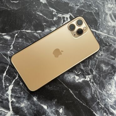 Apple iPhone: IPhone 11 Pro, Б/у, 256 ГБ, Золотой, Чехол, 100 % — 1