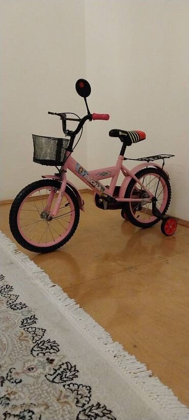velosipedlər qiz ucun velosipedler: Dörd təkərli Uşaq velosipedi Desna, 16", Ünvandan götürmə, Ödənişli çatdırılma
