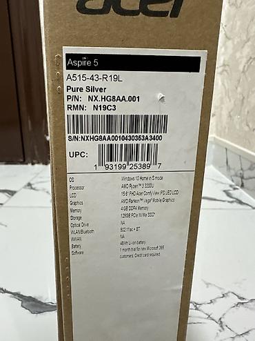 ucuz notbuk: Acer Aspire5 noutbuk Noutbuk ideal vəziyyətdədir demək olar — 8