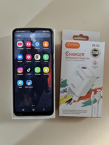 Мобильные телефоны и аксессуары: Samsung Galaxy A02, 32 ГБ, цвет - Голубой, Сенсорный — 5
