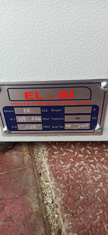 ev əsyalar: EL-Bİ A.C. Voltage Regulator – Servo Kontrol - Model: EL-Bİ “Voltaj — 2