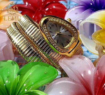 рабочая форма: Новый, Наручные часы, Bulgari, цвет - Золотой