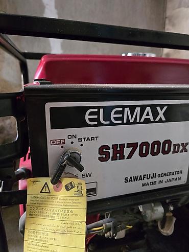 ucuz mal: ELEMAX SH7000DX benzinli generator 50 is saati isleyib temiz Honda — 3