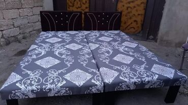 Təknəfərlik uşaq çarpayıları: 1 nəfərlik çarpayılar 60 manat. 2 nəfərlik taxt 110 manat. çatdırılma — 7