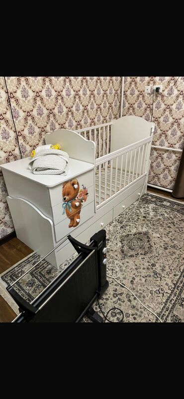 детская мебель кара балта: Балдар үчүн трансформер керебет, Колдонулган, Башка түрү