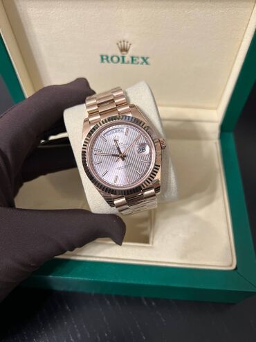 золотые часы мужские новые: Rolex Day-Date ️Премиум качество ️Диаметр 40 мм ️Швейцарский
