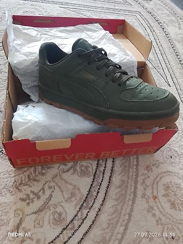 конверсы обувь: Мужские кроссовки, 43, Puma, Новый, цвет - Зеленый, Самовывоз, Бесплатная доставка, Платная доставка — 1