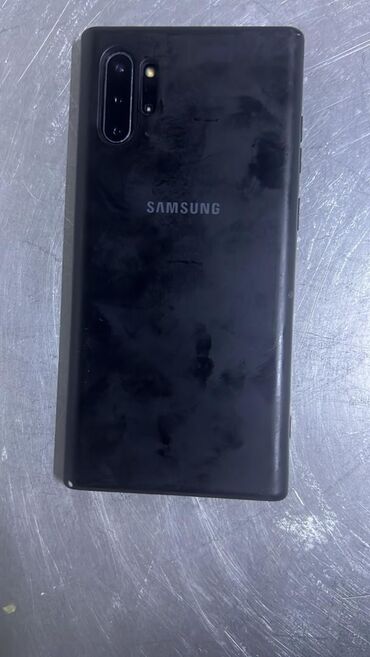 star plus: Samsung Note 10 Plus, Б/у, 256 ГБ, цвет - Синий, 1 SIM