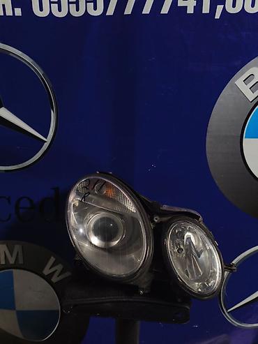 e 302: Передняя правая фара Mercedes-Benz 2004 г., Б/у, Оригинал, Япония — 1