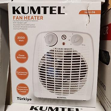 KUMTEL Fan Heater (HFH-06) - Güc: 2000 W - Rejimlər: Fan/İlıq/İsti