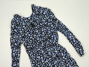 zara sukienka w kwiaty z bufiastymi rękawami: Women`s dress, size L