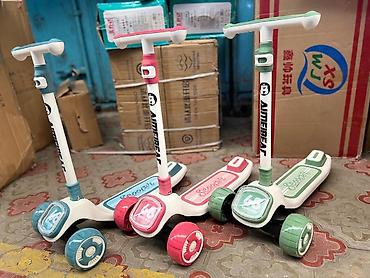 Детские самокаты: Детский самокат, Трёхколёсный — 65