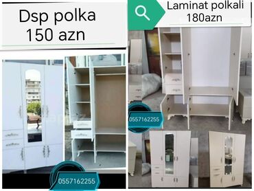 Sifarişlə dolablar: 100 azn dən başlayan qiymətlər 1qapi 50x195x47 💥110azn 2 qapi — 8