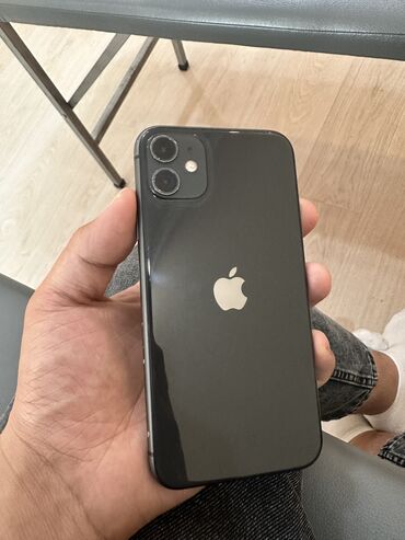 Apple iPhone: IPhone 11, Б/у, Черный, Чехол