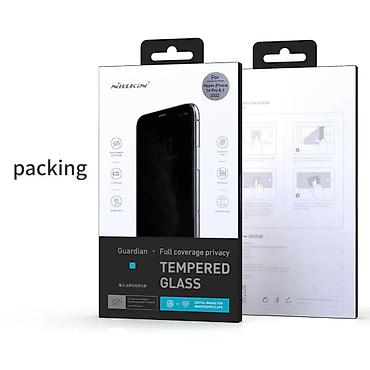 Zaštitne folije i stakla za telefone: Zastitno staklo Nillkin Guardian za iPhone 14 Pro 6.1 crni. Kataloški — 12
