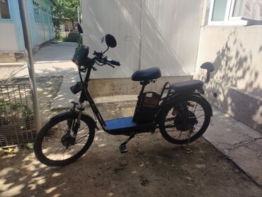 электрические велосипеды: Город Кызыл-Кия. Электрический велосипед. Дальность хода 20км минимум